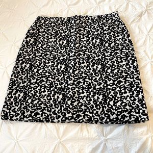 Express Dalmatian Leopard mini skirt, elastic waist, like new! Size XS